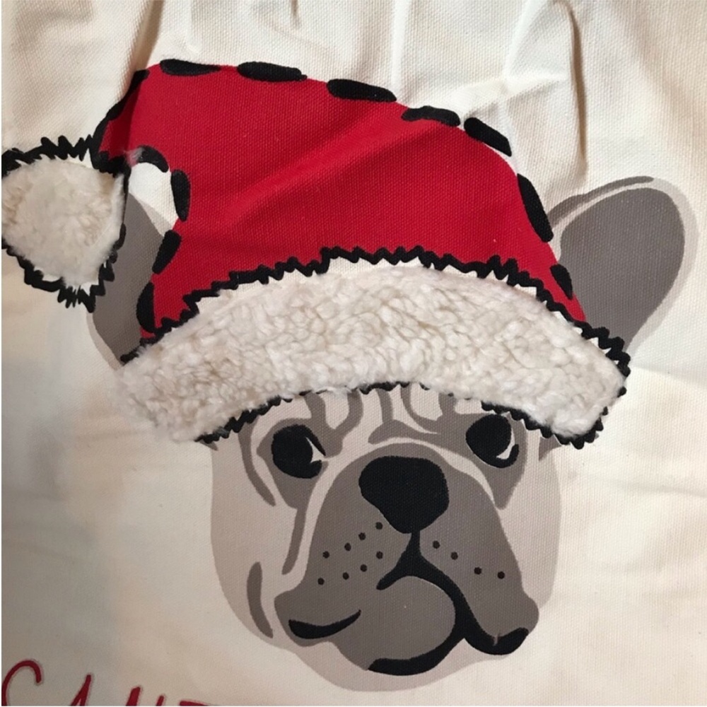 French Bulldog Christmas Gift Sack Bag NEW